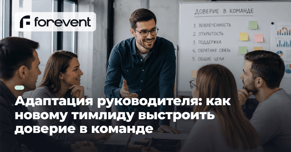 Картинка для статьи Адаптация руководителя: как новому тимлиду завоевать команду