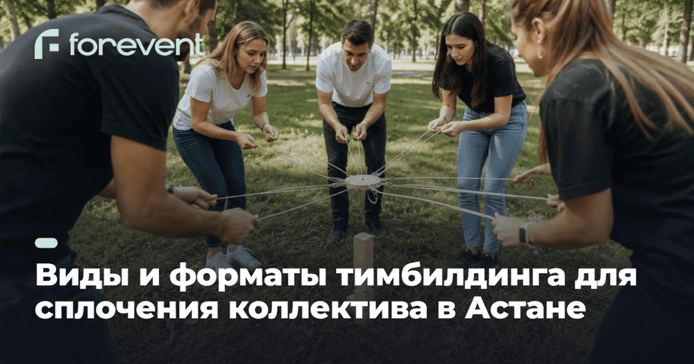 Картинка для статьи Виды тимбилдинга: форматы и как выбрать — гид для команды